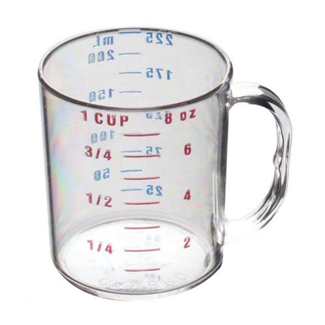 Cambro Clear Measuring Cup - 1 Pt.