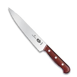 Victorinox Chef's Knife-Wavy Serrated - 7.5 Blade - Plastic Handle
