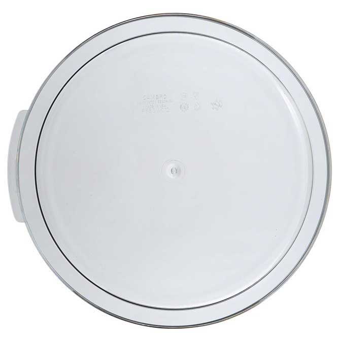 Cambro RFSCWC12135 Camwear Round Lid for 12, 18 & 22 Quart Clear